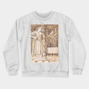 Pyramus and Thisbe by Edward Burne-Jones Crewneck Sweatshirt